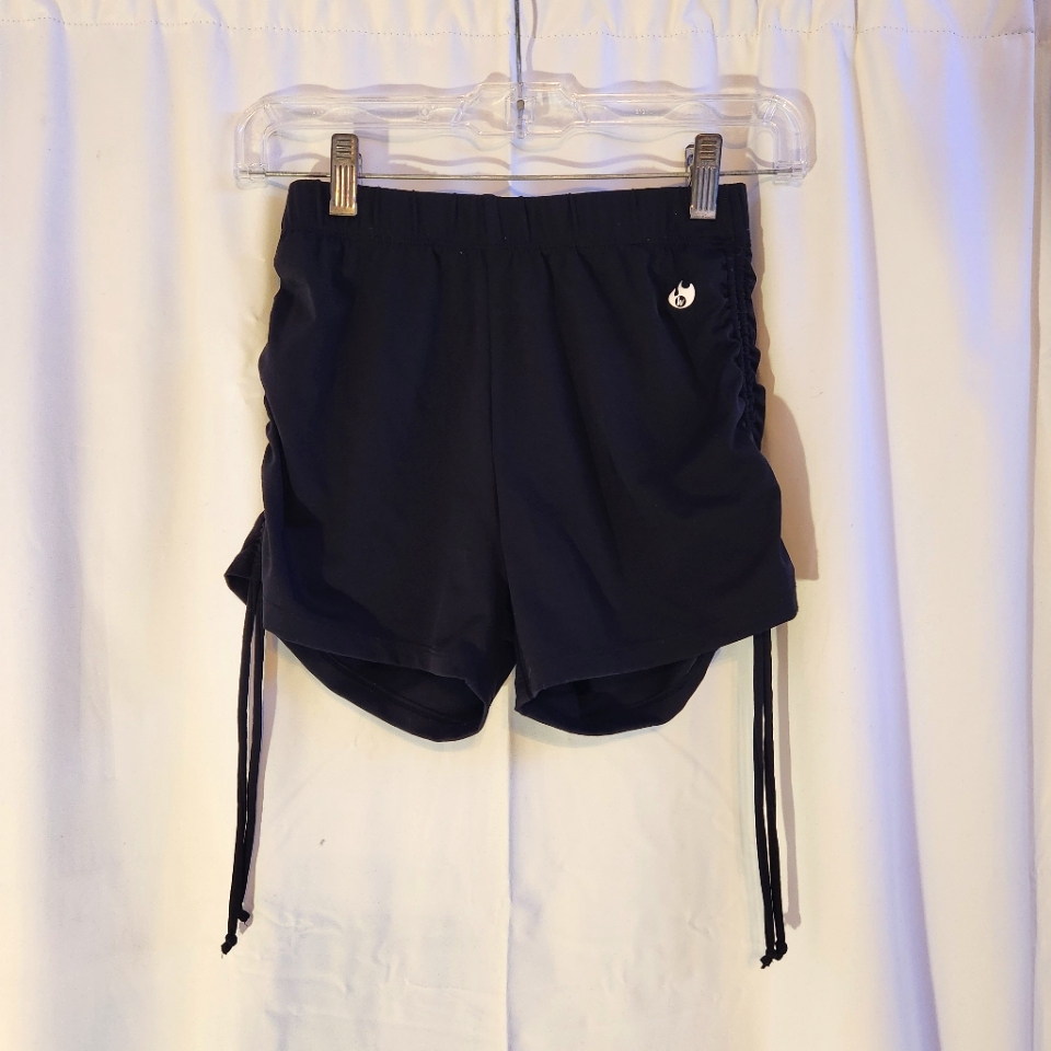Werk Dancewear Black Urban Drawstring Shorts